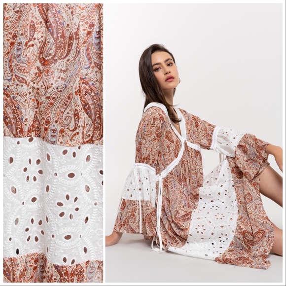 Take me to the Country Paisley Printed Dress - Picture 3 of 10